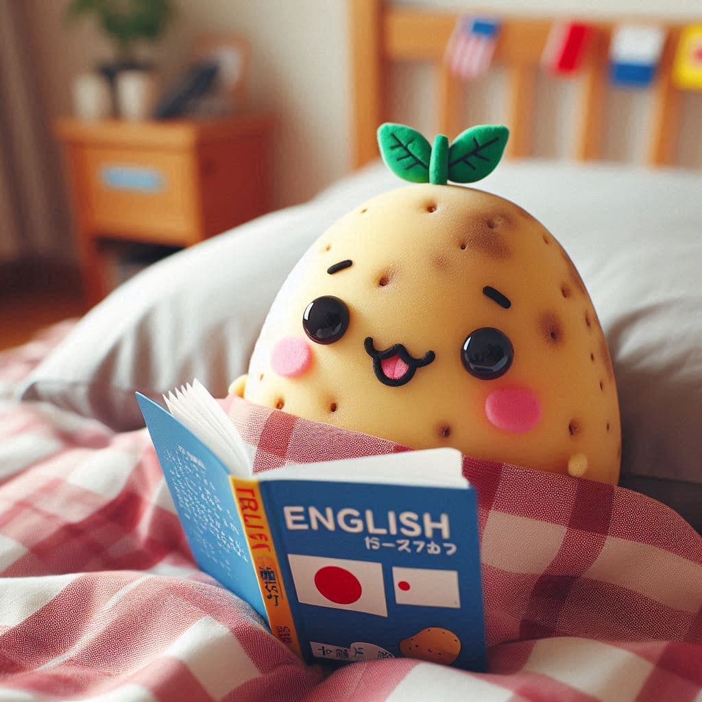 Life with My Japanese Roommate - The Legend of Bed Potato with his dream