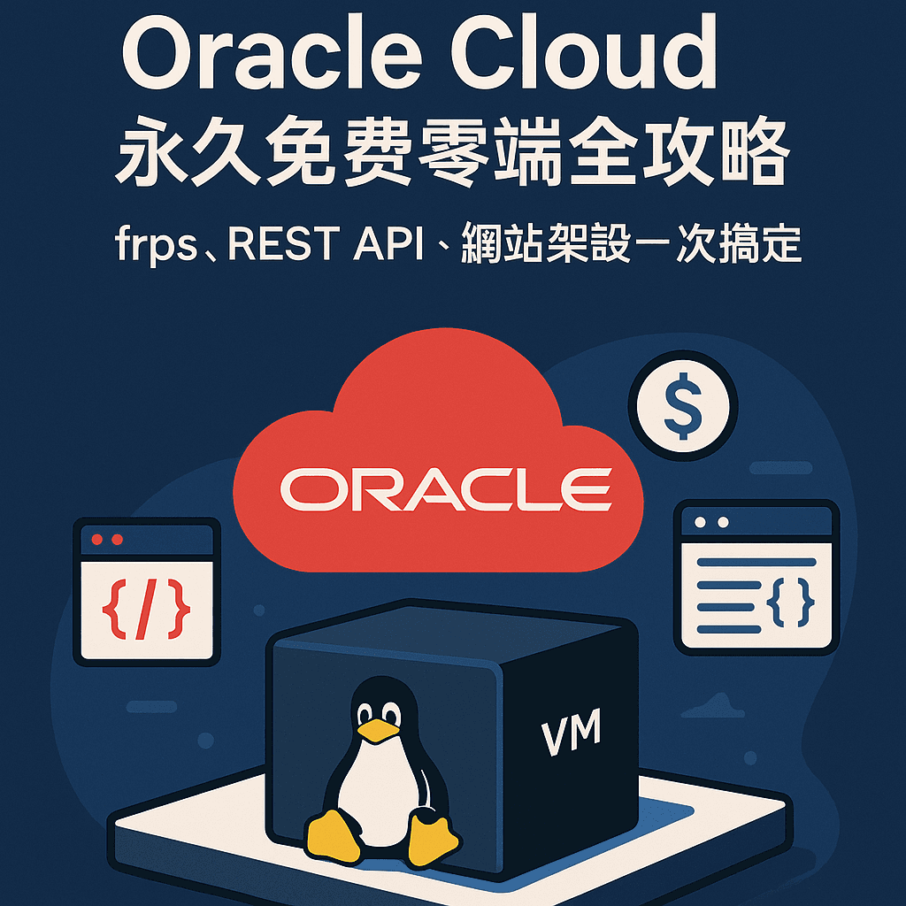 Oracle Cloud 永久免費方案 Linux 主機及固定 IP ：0 元打造雲端解決方案