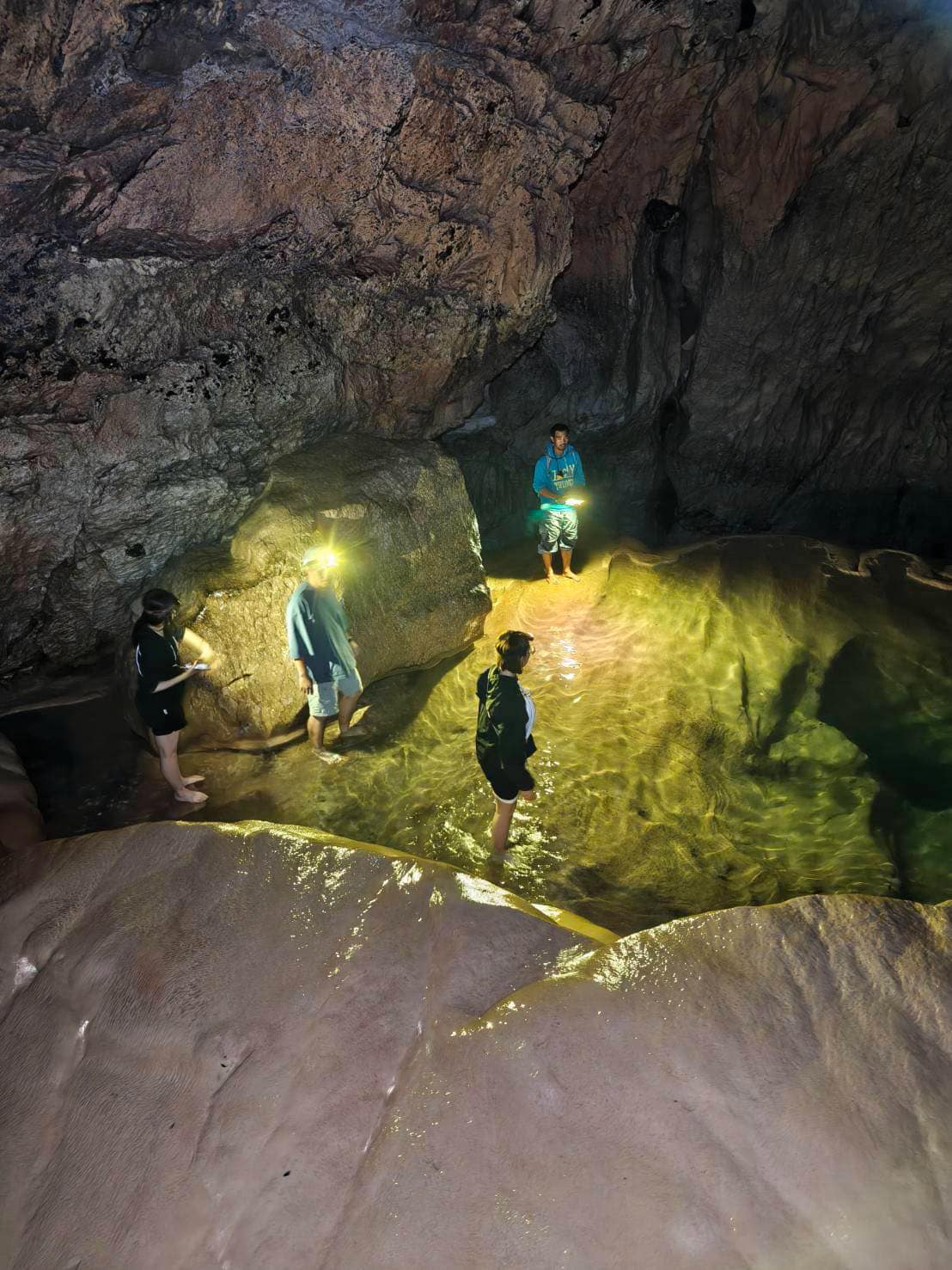 explore the caves