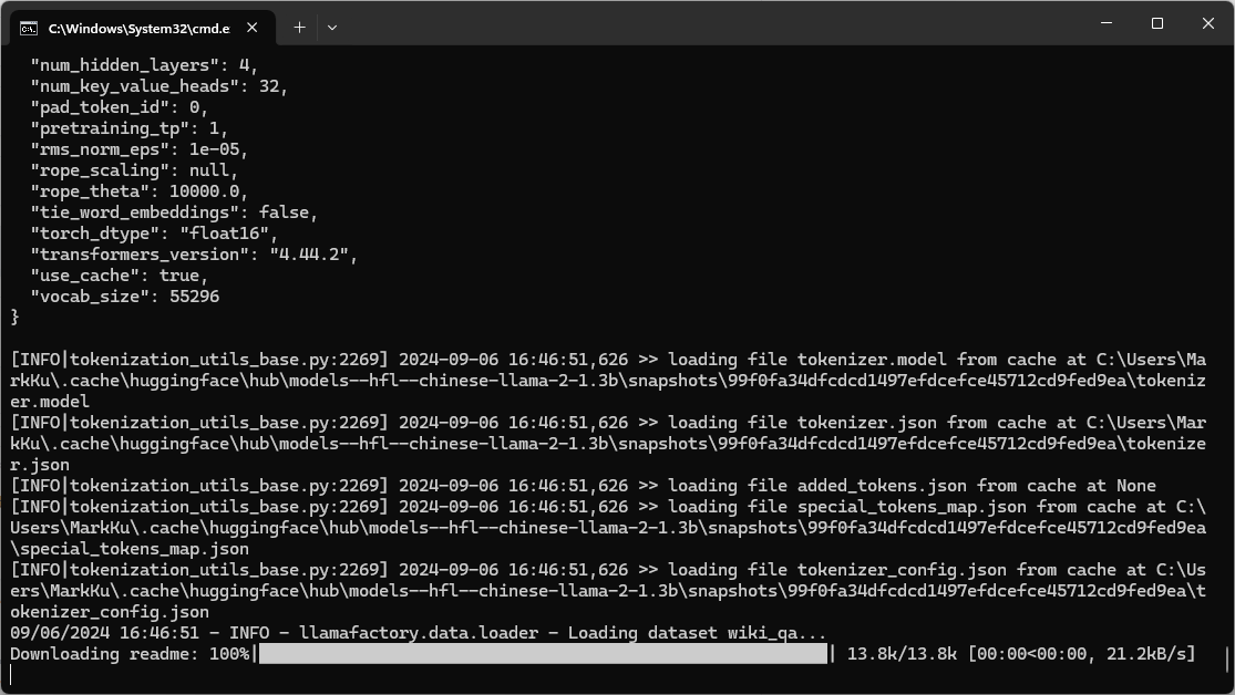 llamafactory cli webui console